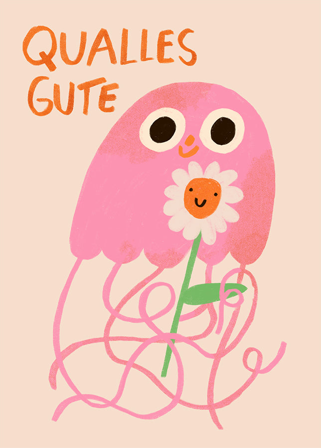 Postkarte 123 Qualles Gute