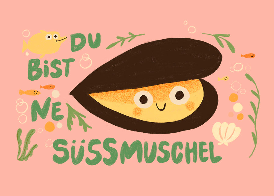 Postkarte 131 Süssmuschel