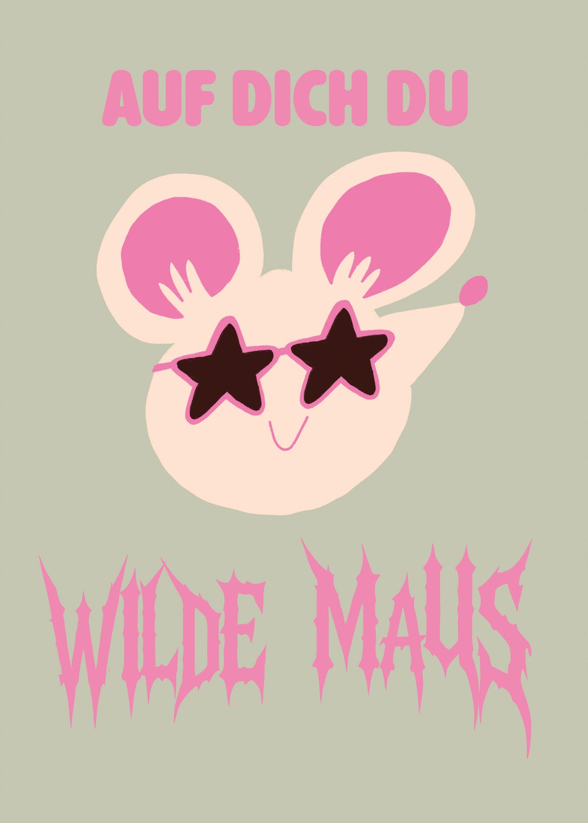 Postkarte 218 Wilde Maus