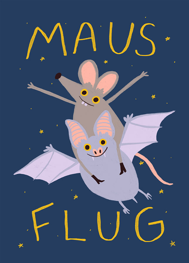 Postkarte 057 Mausflug