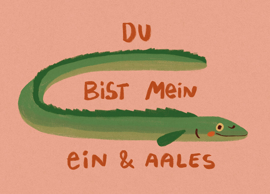 Postkarte 099 Mein Ein und Aales