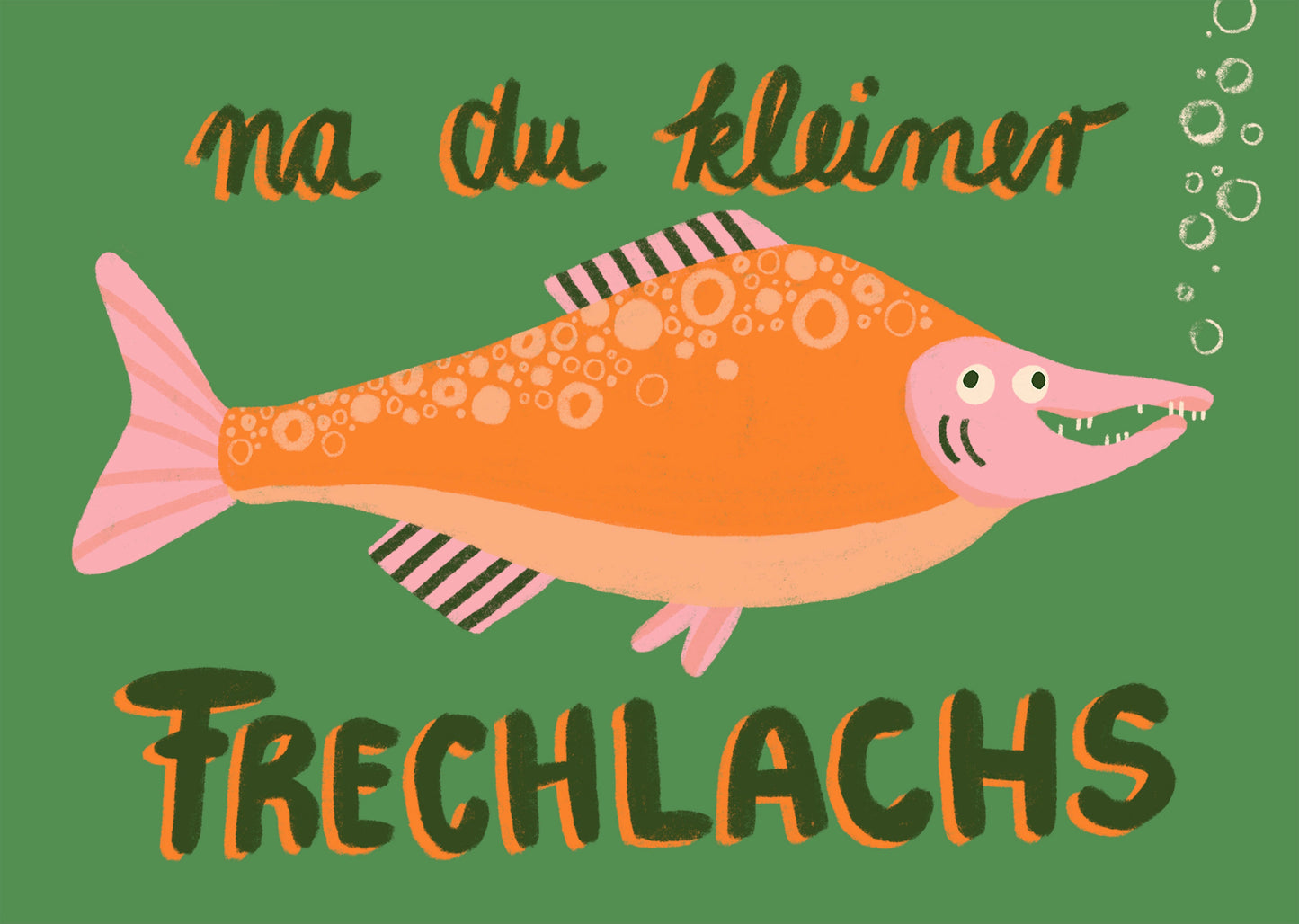 Frechlachs Print