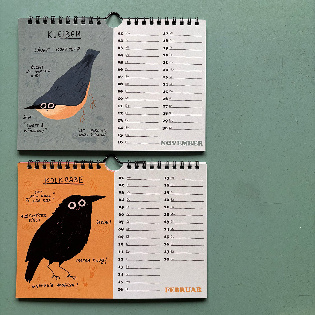 Vogel Fakten Kalender 2027