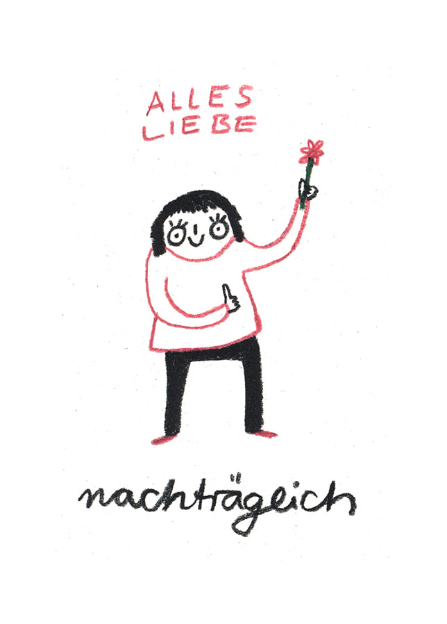 Postkarte 010 Alles Liebe