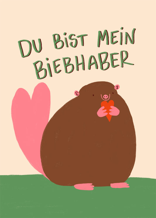 Postkarte 111 Biebhaber