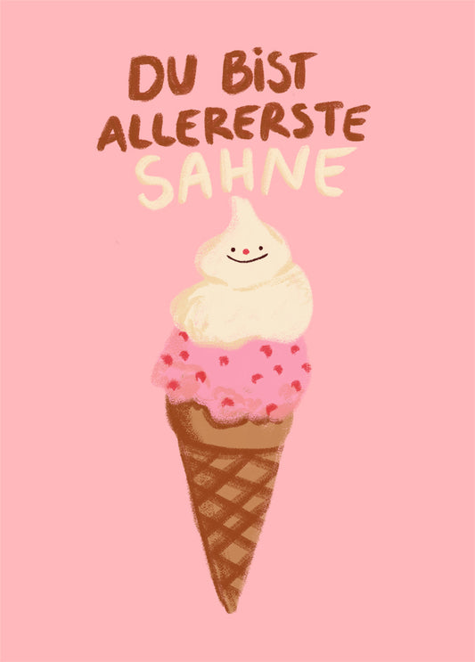 Postkarte 115 Allererste Sahne