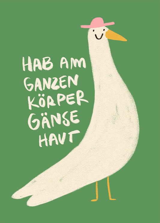 Postkarte 122 Gänsehaut