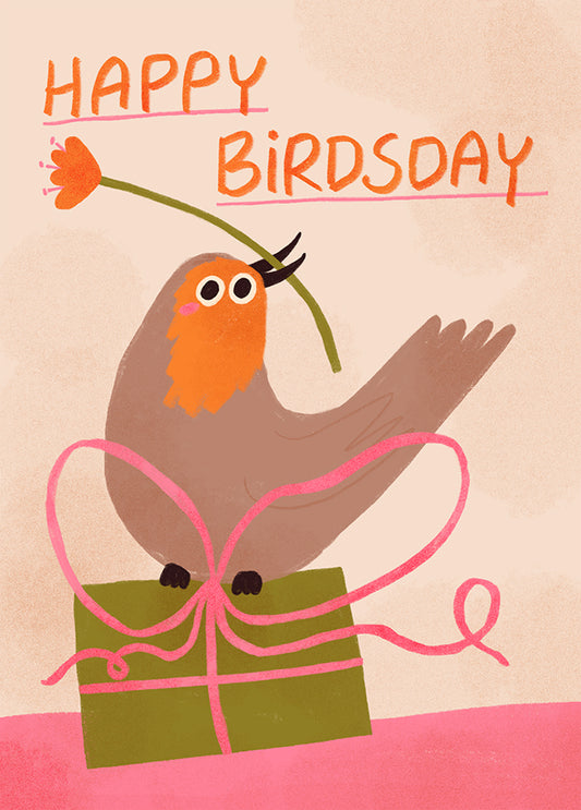 Postkarte 126 Happy Birdsday