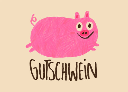 Postkarte 129 Gutschwein