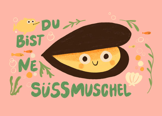 Postkarte 131 Süssmuschel