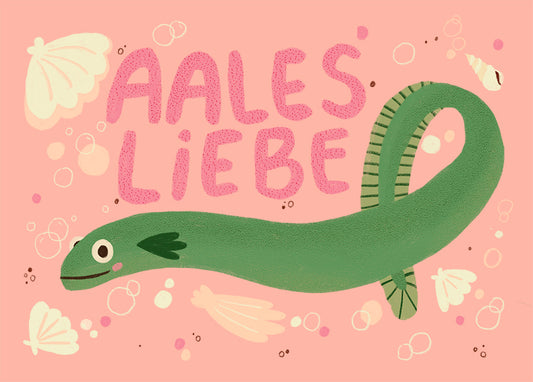 Postkarte 134 Aales Liebe