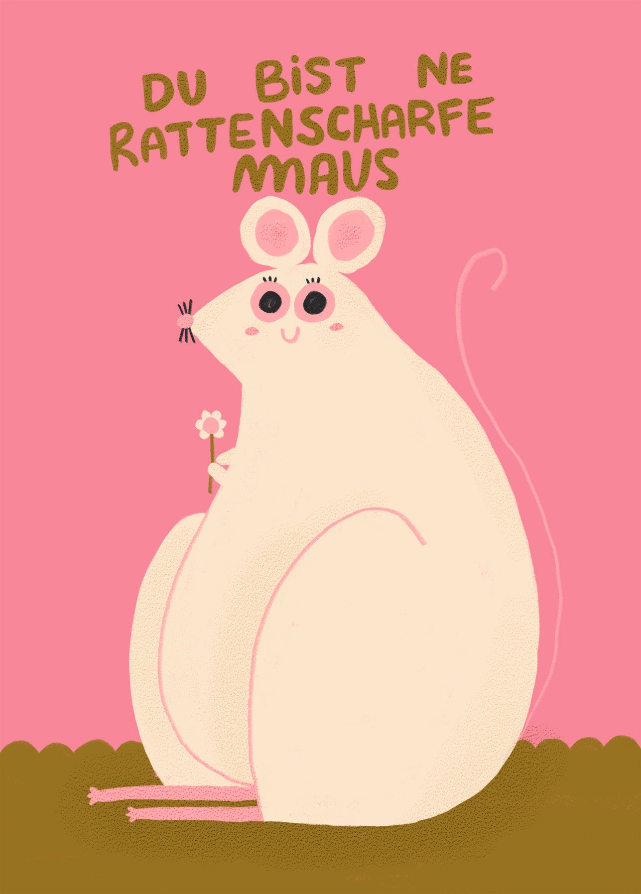 Postkarte 150 Rattenscharfe Maus