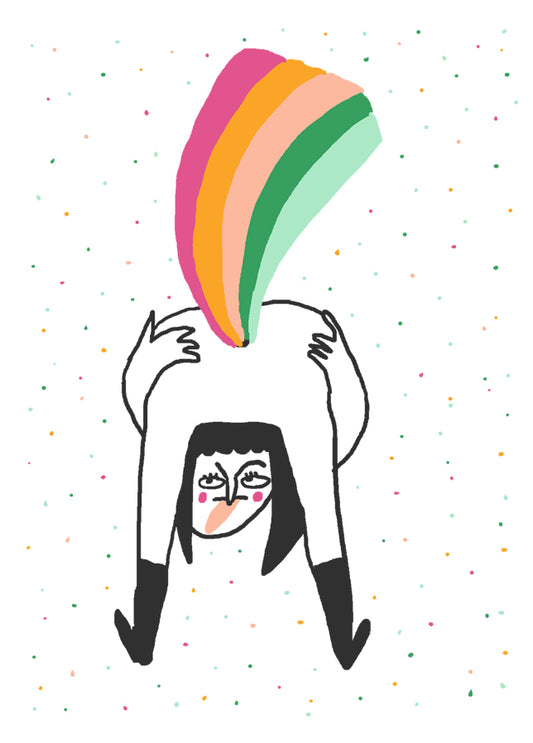 Postkarte 015 Regenbogen