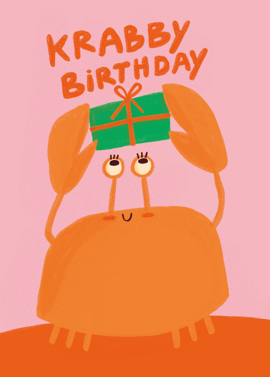 Postkarte 178 Krabby Birthday