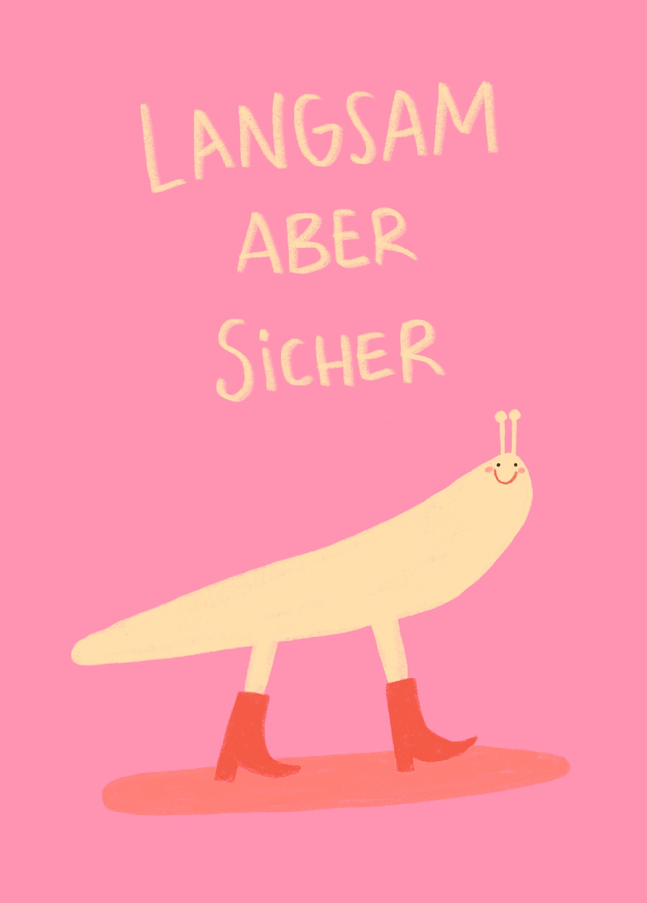 Postkarte 181 Langsam aber Sicher