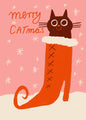 Postkarte 186 Merry Catmas