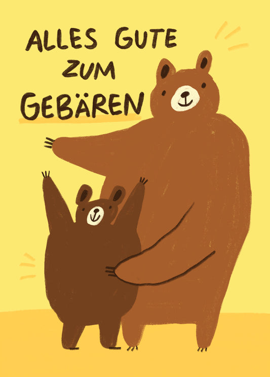 Postkarte 189 Alles Gute zum Gebären