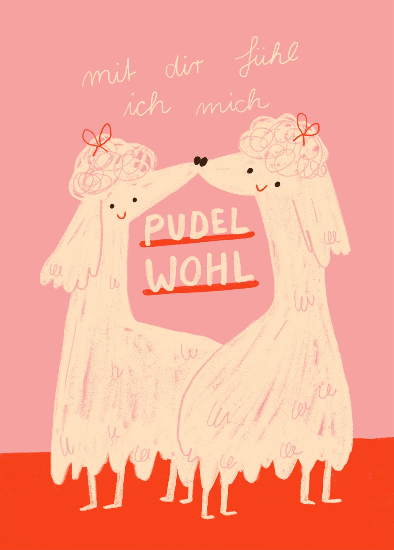 Postkarte 197 Pudelwohl
