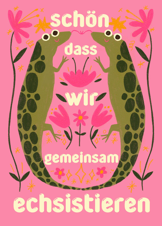 Postkarte 198 Echsistieren