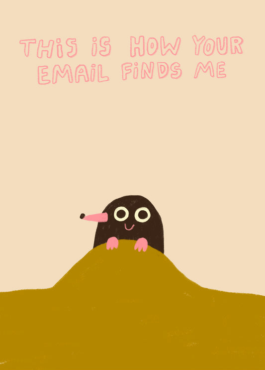 Postkarte 199 How Your Email Finds Me