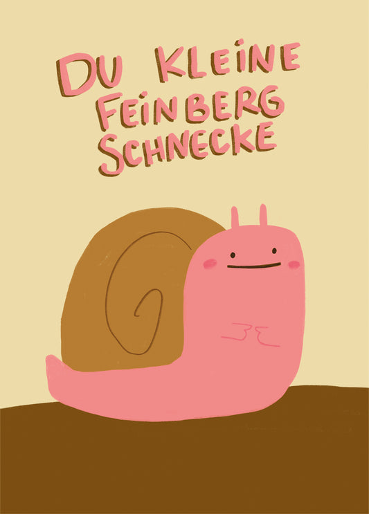 Postkarte 207 Feinbergschnecke