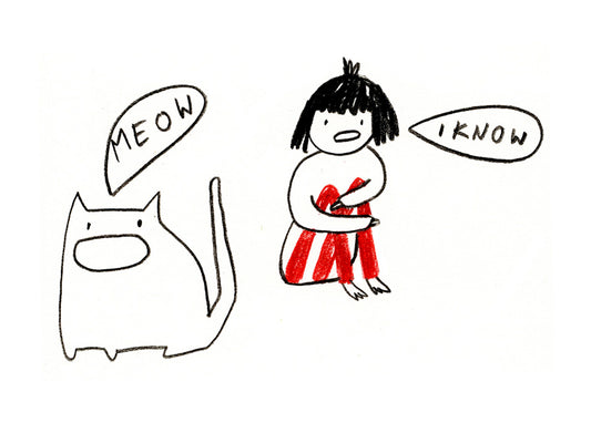 Postkarte 023 Meow