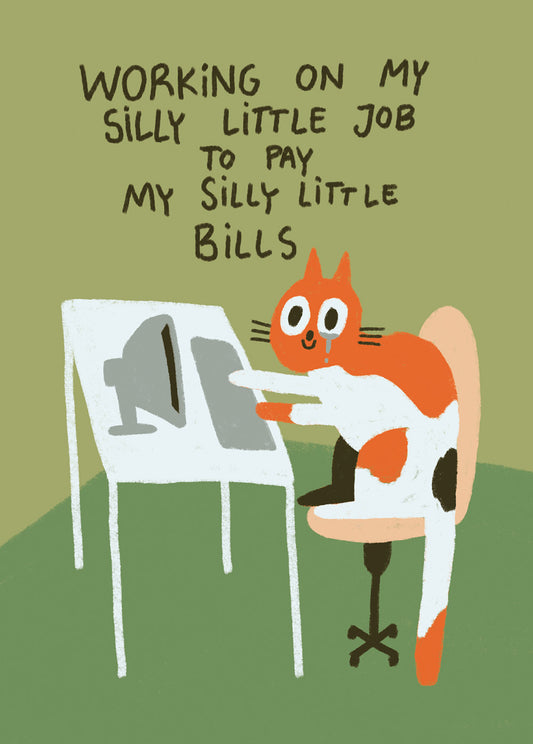 Postkarte 035 Silly Little Bills