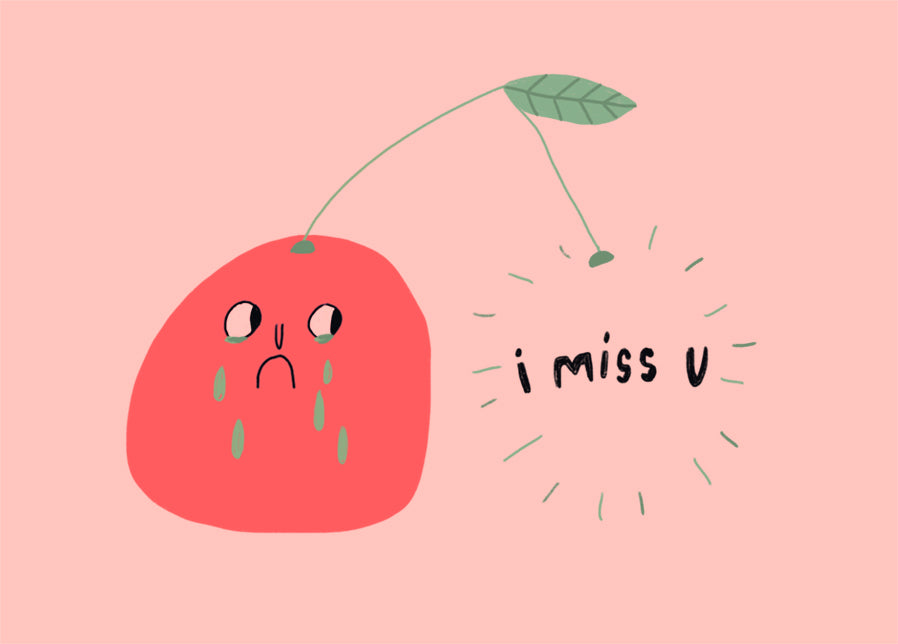 Postkarte 038 I Miss U