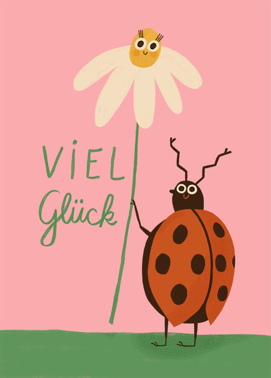 Postkarte 042 Viel Glück