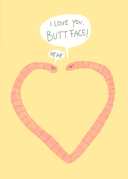 Postkarte 052 Buttface