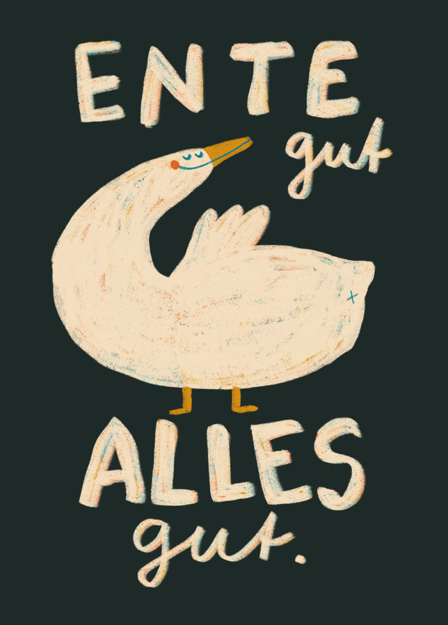 Postkarte 067 Ente gut