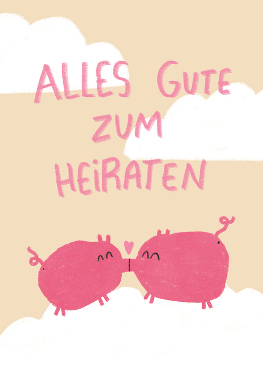 Postkarte 068 Heiraten