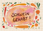 Postkarte 078 Schwein gehabt
