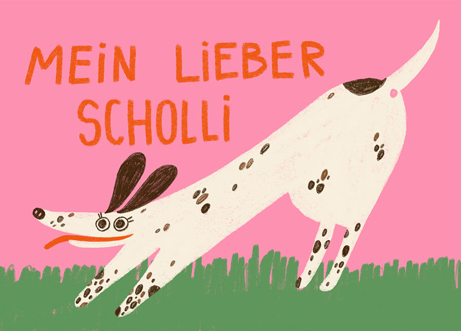 Postkarte 083 Lieber Scholli