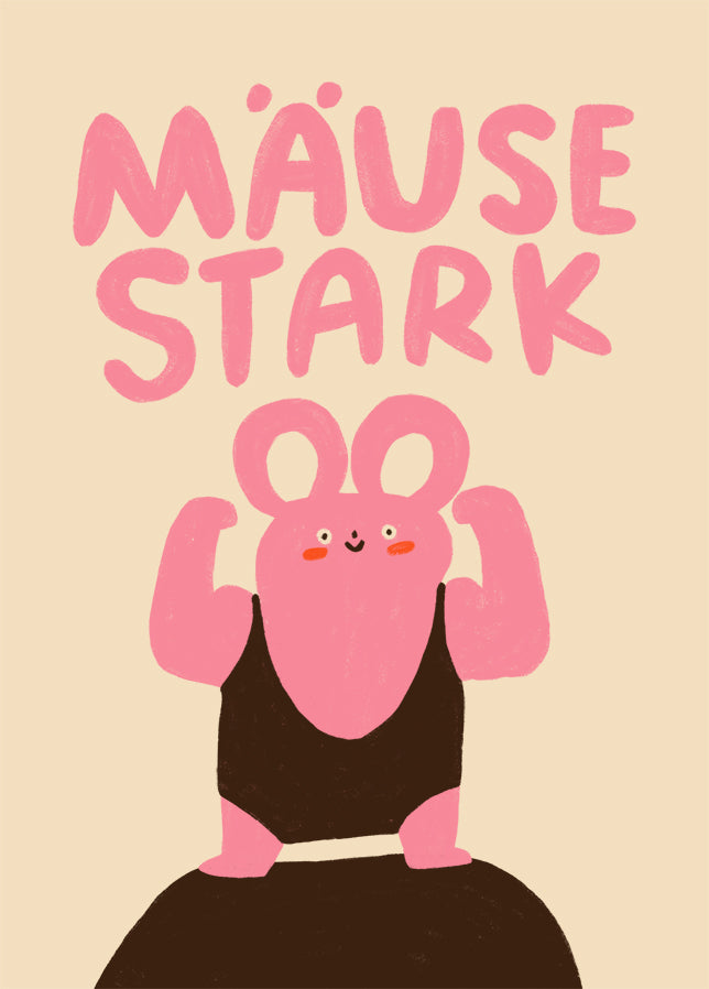 Postkarte 091 Mäusestark