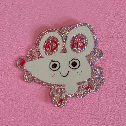 ADHS Glitzer Sticker