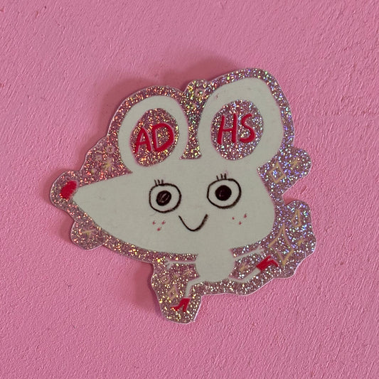ADHS Glitzer Sticker