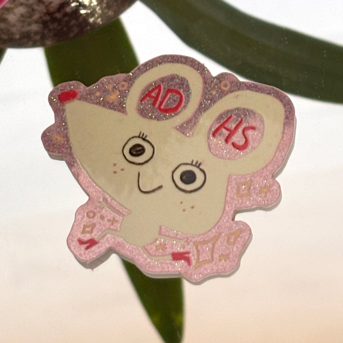 ADHS Glitzer Sticker