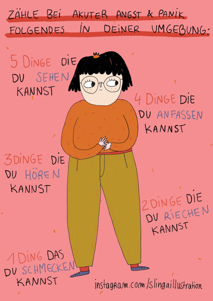 Angst&Panik Postkarten Motiv 03 Zählen