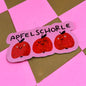 Apfelschorle Glitzer Sticker