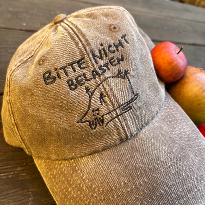 VORBESTELLUNG Cap Bitte Nicht Belasten Braun