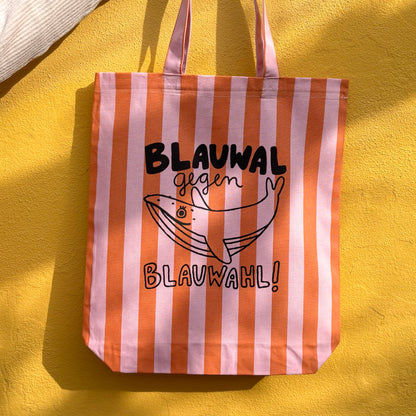 Blauwal gegen Blauwahl Beutel