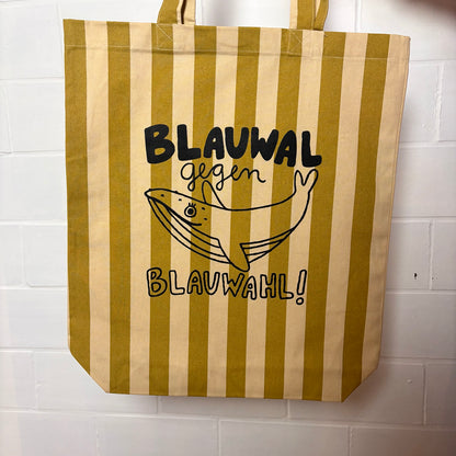 Blauwal gegen Blauwahl Beutel