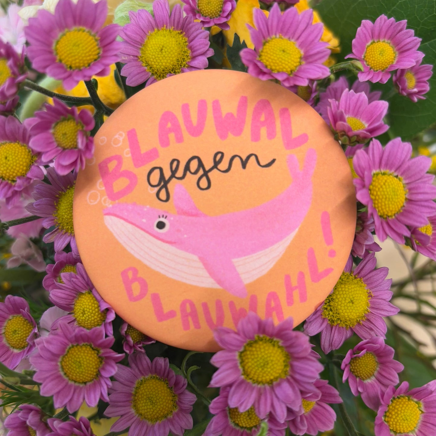 Anstecker Blauwal gegen Blauwahl