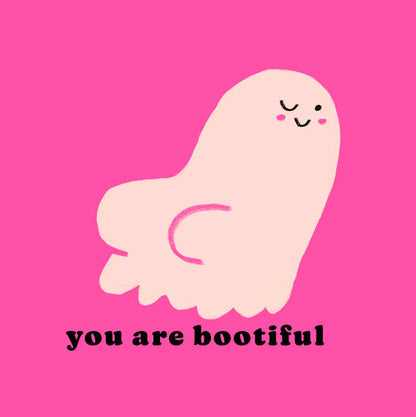 Bootiful Glow in the Dark Sticker