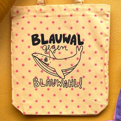 Blauwal gegen Blauwahl Beutel