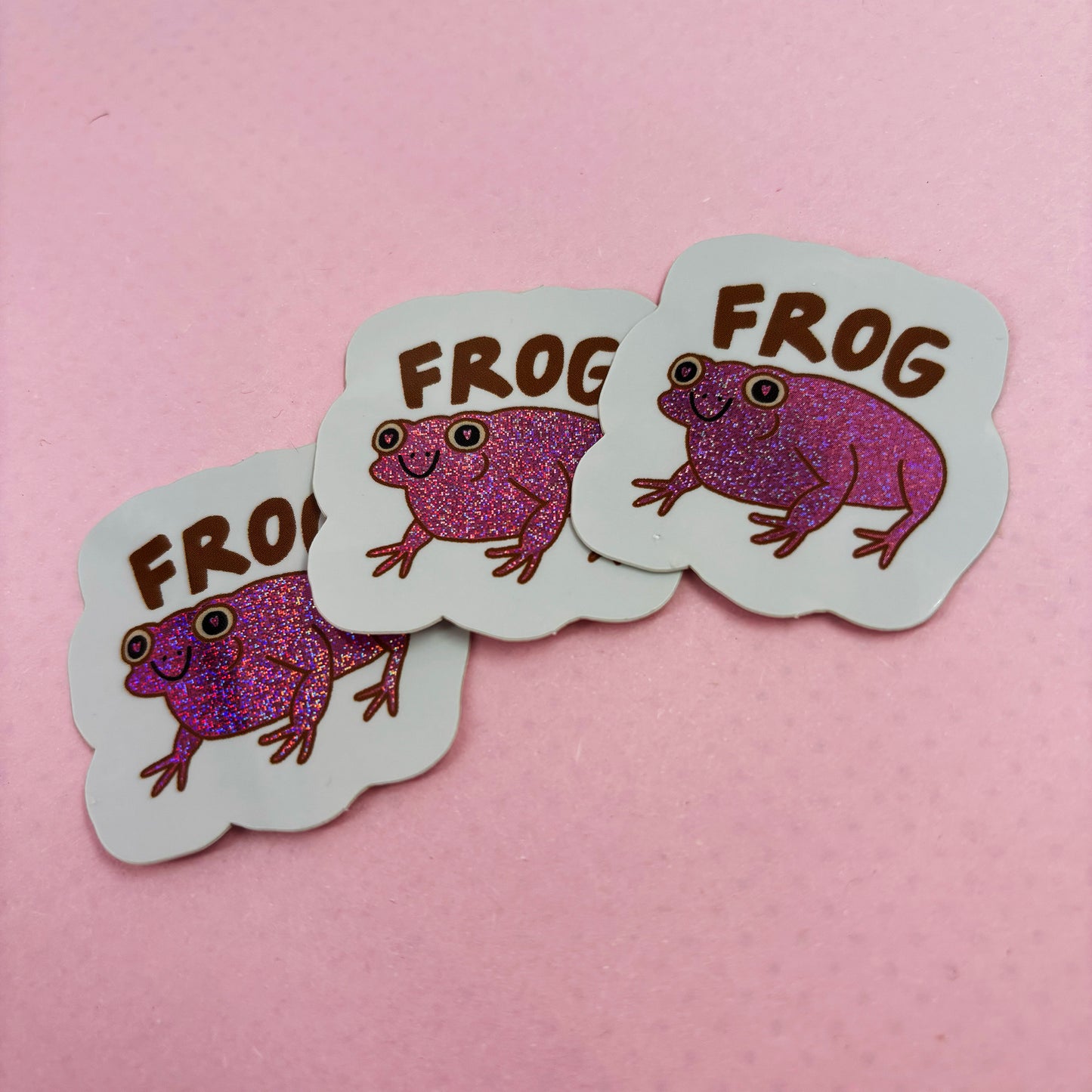 Frog Glitzer Sticker