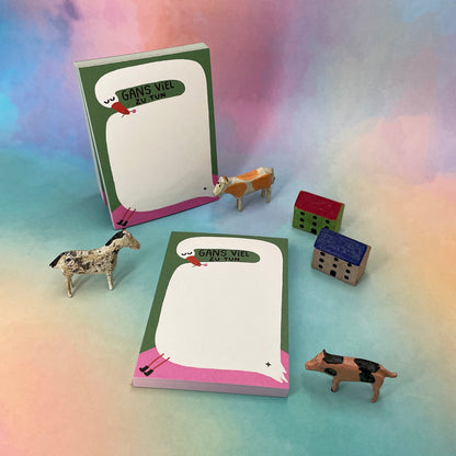 Gans viel zu tun Block