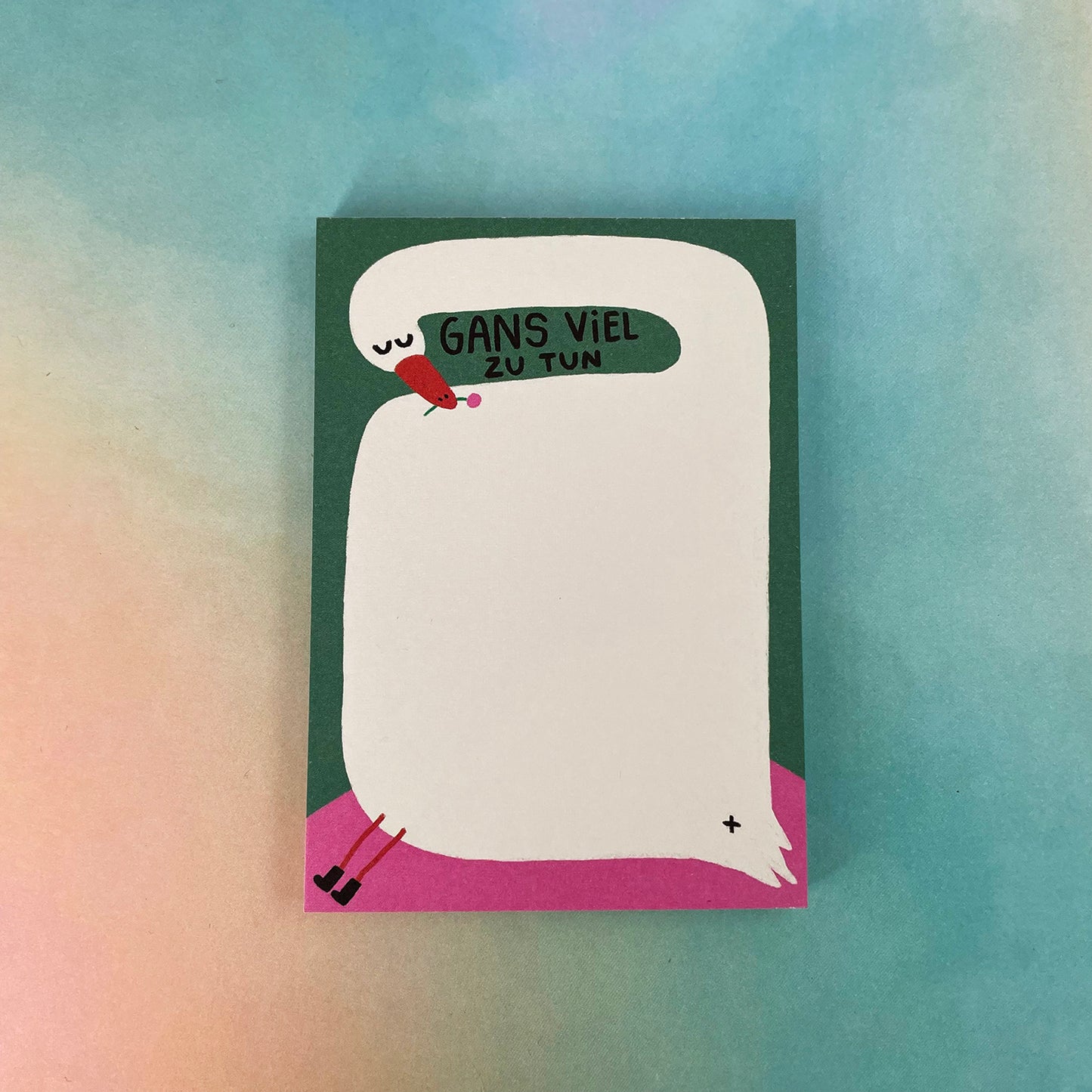 Gans viel zu tun Block