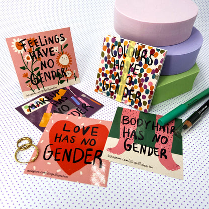 Genderroles Stickerset